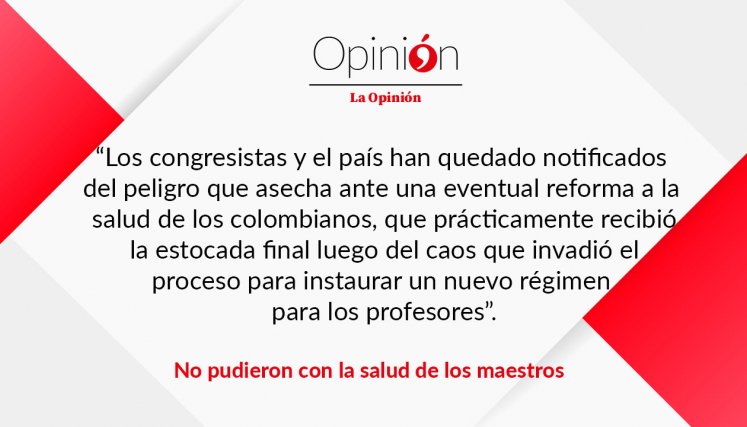 No pudieron con la salud de los maestros