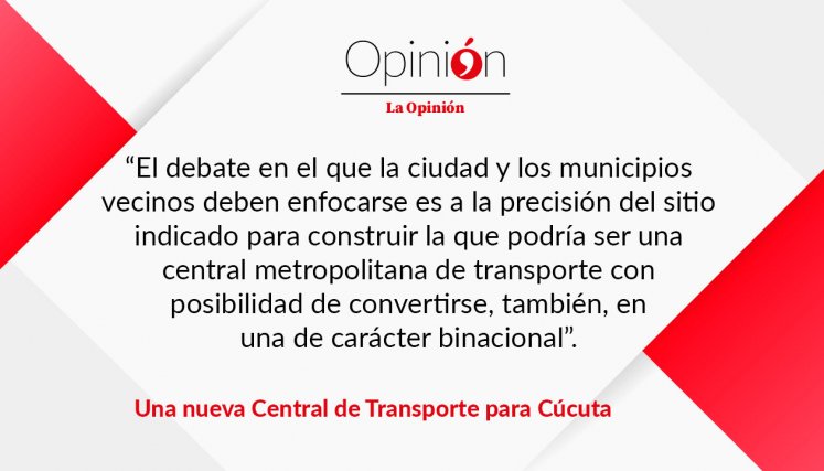 Una nueva Central de Transporte para Cúcuta