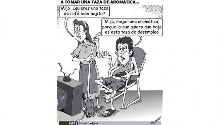 A tomar una taza de café