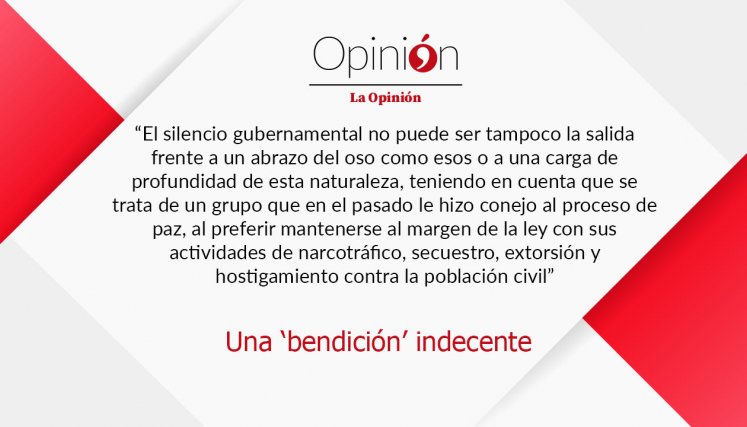 Una ‘bendición’ indecente 