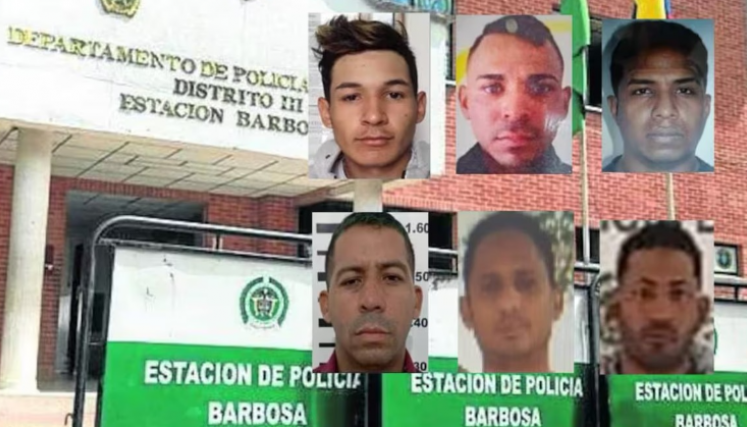 Estos son los hombres que se fugaron en Santander. 