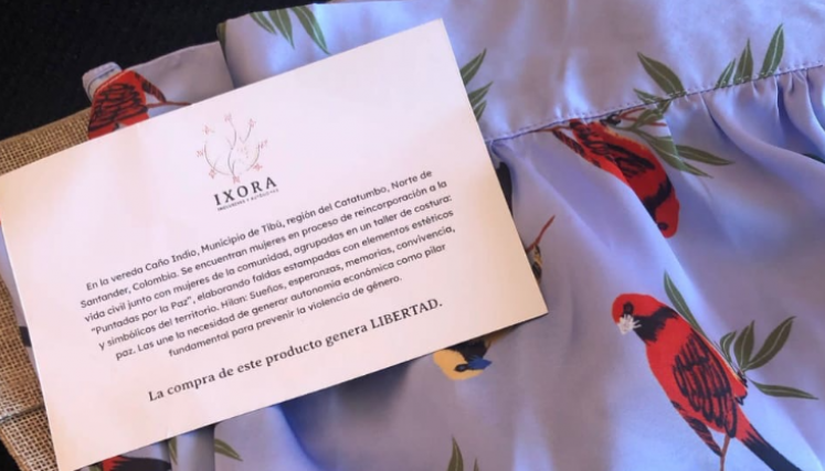 Ixora promueve la inlcusión y la autonomía de la mujer. 