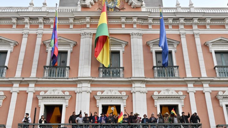 El Gobierno de Bolivia rechazó la versión del "autogolpe de Estado" dada por los presuntos cabecillas del intento de levantamiento militar. / Foto: AFP