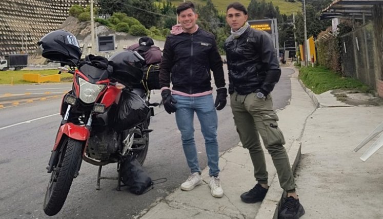 El cucuteño que viajó en moto en busca del título Míster Sport Model Colombia