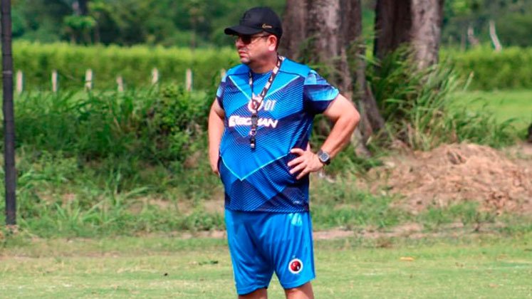 Álvaro Hernández, técnico del Cúcuta Deportivo. 