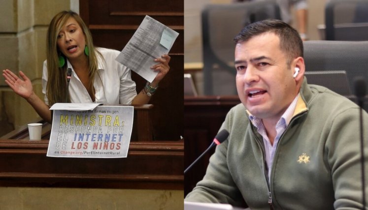 Jaime Raúl Salamanca y Katherine Miranda son los dos candidatos que estarán en disputa./Fotos archivo
