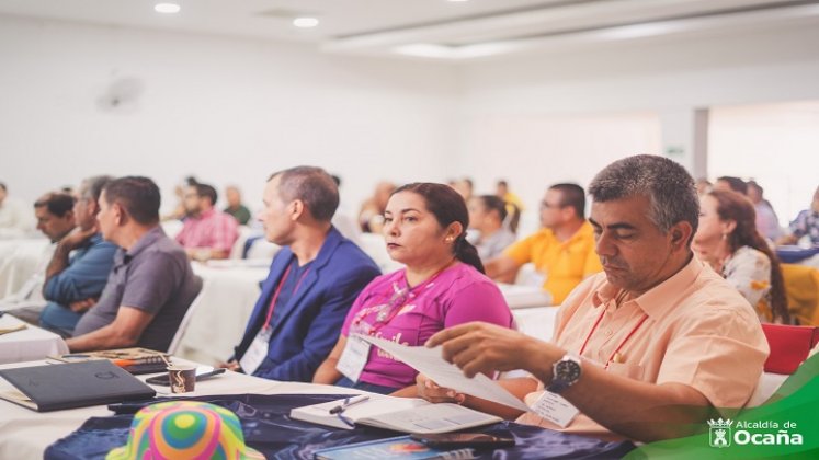 En Ocaña se suscribe un pacto educativo para generar entornos seguros de sana convivencia./ Foto: Cortesía