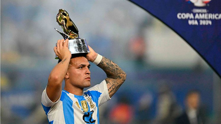 Lautaro Martínez, goleador de la Copa América 2024. 