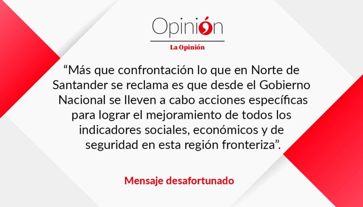 Mensaje desafortunado