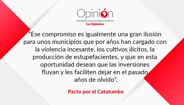 Pacto por el Catatumbo