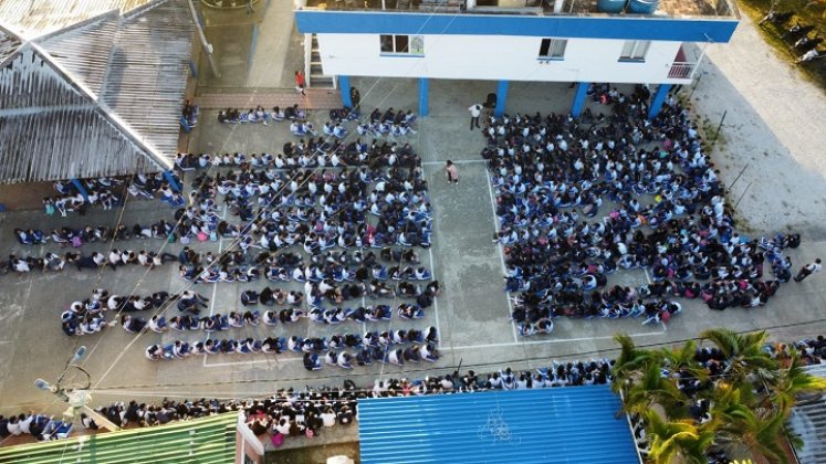 Mega colegio en La Salle de Ocaña tiene una población estudiantil de 3.000 alumnos./ Foto: Cortesía