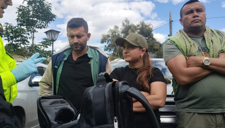 Los integrantes de las disidencias del Estado Mayor fueron retenidas en Bello, Antioquia. / Foto Colprensa
