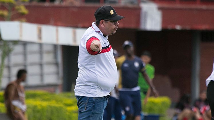 Álvaro Hernández, técnico del Cúcuta Deportivo. 