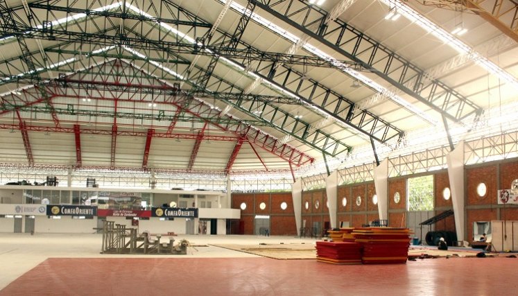 El coliseo menor fue remodelado recientemente en su estructura.