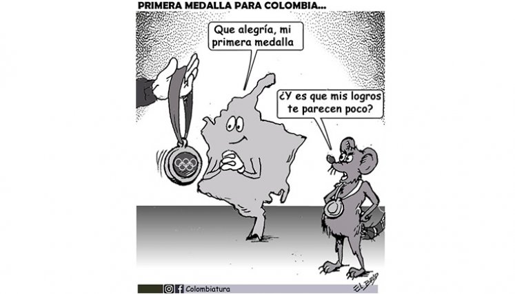 Caricatura @Colombiatura