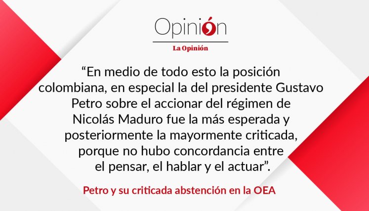 Petro y su criticada abstención en la OEA