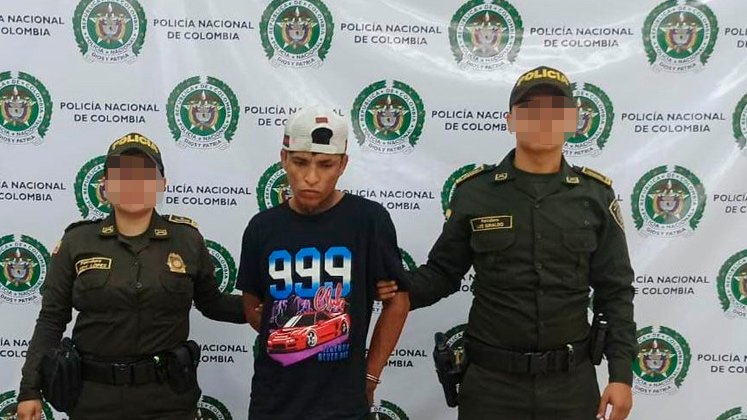 Jhojan Correa fue detenido en la calle 11 con avenida 11 del barrio El Llano.