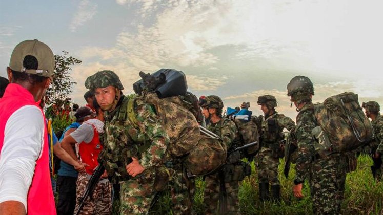 Soldados fueron liberados. Foto cortesía