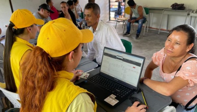 Familias desplazadas son atendidas en la Dirección Territorial de Víctimas/Foto cortesía