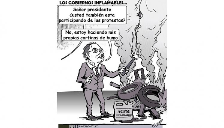 Caricatura @Colombiatura