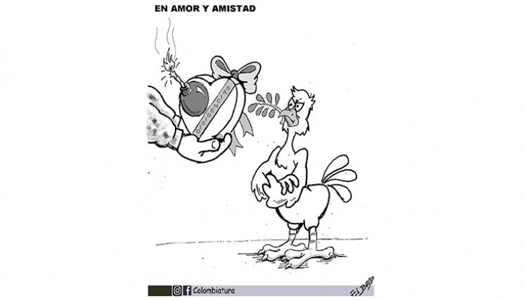 Caricatura @Colombiatura