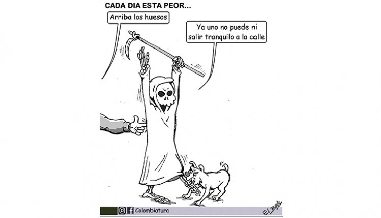 Caricatura @Colombiatura