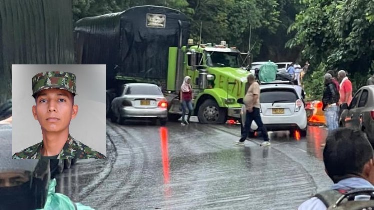 El soldado profesional Jairo Ortiz Díaz, falleció durante un enfrentamiento en la vía Ocaña-Cesar.