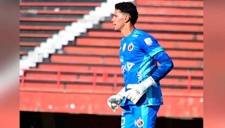 Juan David Ramírez, arquero del Cúcuta Deportivo. 