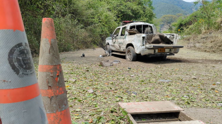 El atentado se presentó en el sector Puente Gómez en la vía Santiago-Salazar.