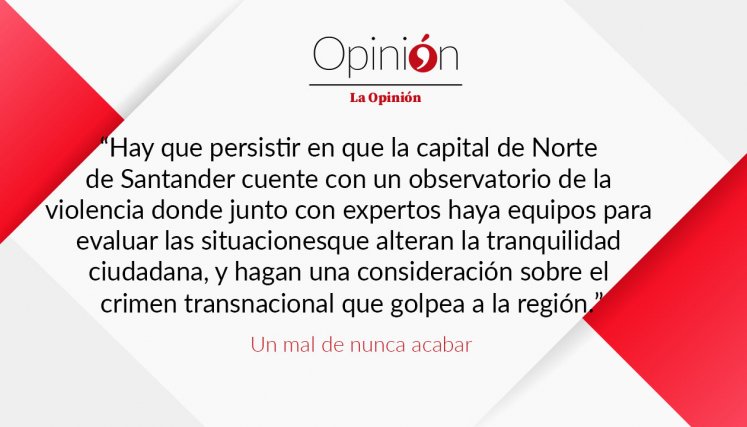Un mal de nunca acabar