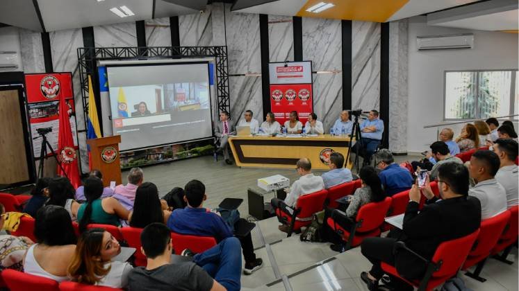 La Universidad Libre, seccional Cúcuta, fue escenario de una audiencia pública sobre el proyecto de ley que busca actualizar el Código Procesal del Trabajo y de la Seguridad Social./ Foto cortesía Unilibre