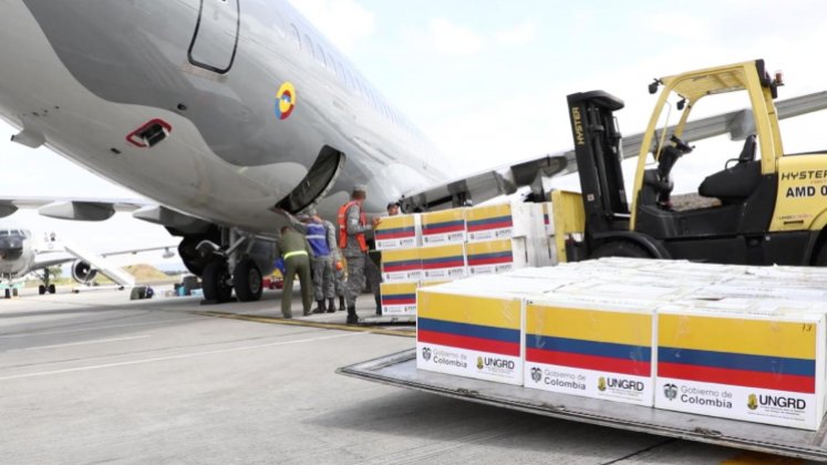 Vuelo humanitario de Colombia con rumbo al Líbano. / Foto: Colprensa