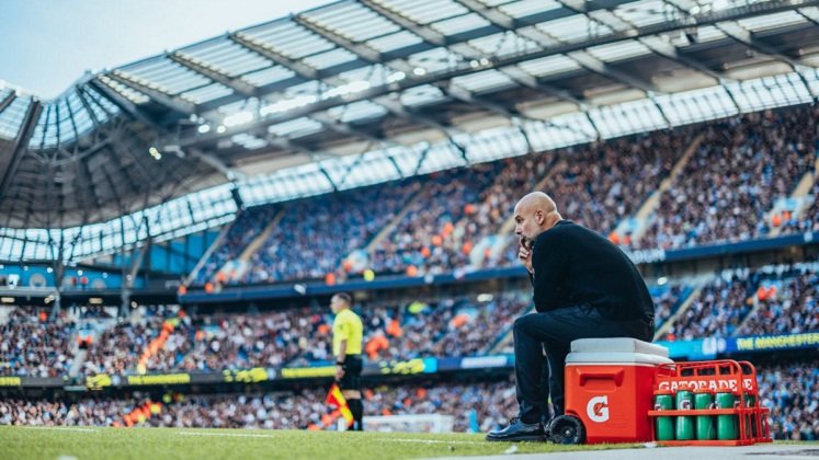 Josep Guardiola, técnico del Manchester City