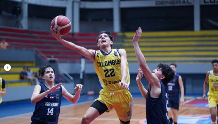 Brayan Becerra, baloncestista nortesantandereano Sub-15. 