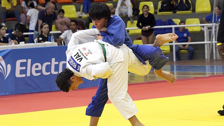 Buen nivel técnico se ha visto en el suramericano de yudo.    