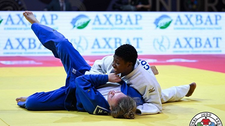 Brenda Olaya, en el combate final frente a la alemana Mathilda Niemeyer.