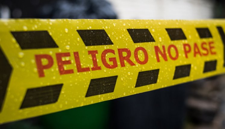 Cinta de precaución. 