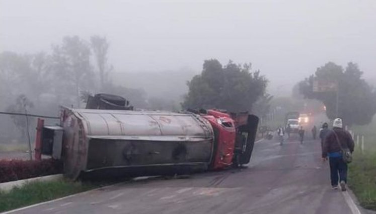 Camión cisterna en Ocaña