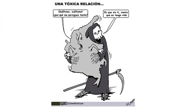 Caricatura @Colombiatura
