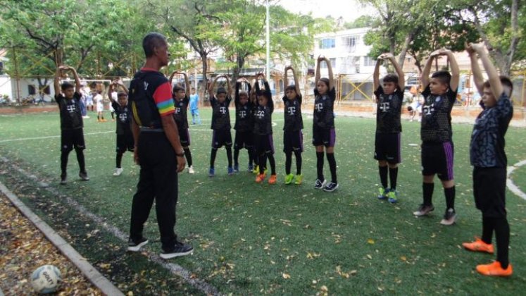 10 escuelas de fútbol hicieron parte de la iniciativa. / Foto: cortesía.