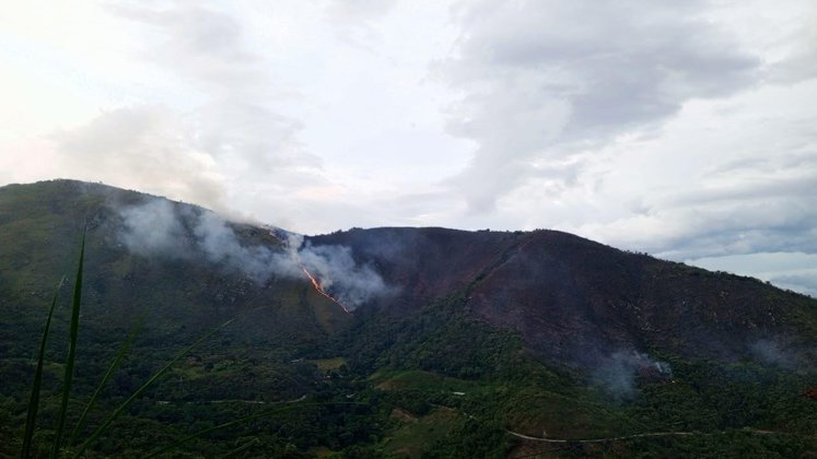 Incendio en La Uchema 