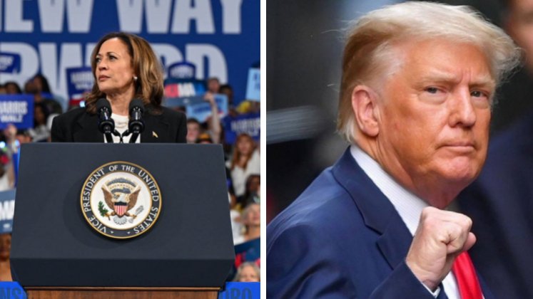 Kamala Harris y Donald Trump se disputan la Presidencia de los Estados Unidos. / Foto: Redes sociales