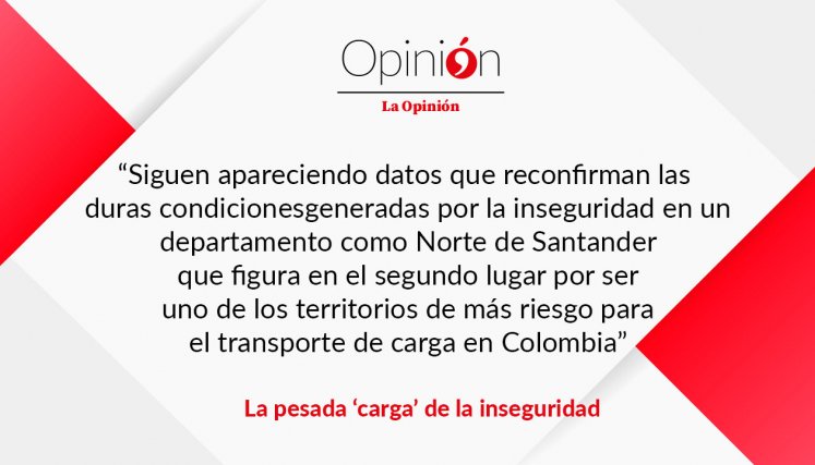 La pesada ‘carga’ de la inseguridad