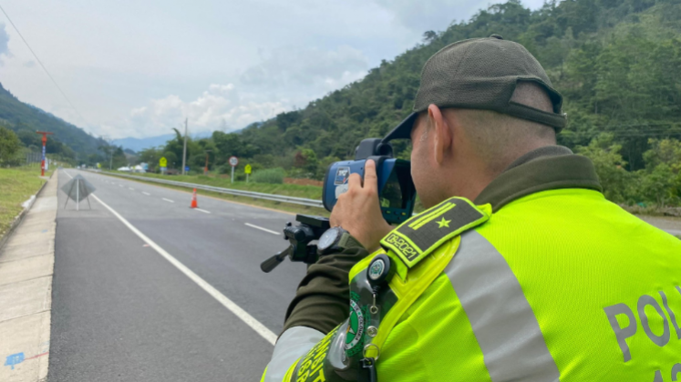 Policía de Tránsito pone controles al exceso de velocidad en el departamento