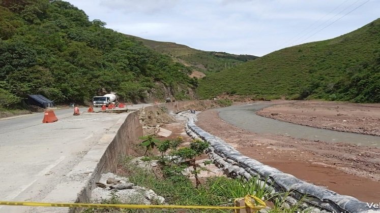 Finiquitó la urgencia manifiesta declarada en la carretera Ocaña-Cúcuta y se esperan los estudios y diseños para un nuevo trazado./ Foto: Cortesía