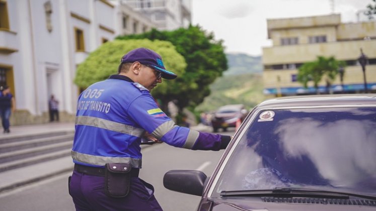 Infractores de tránsito y transportes de Ocaña serán sancionados mediante un aparato electrónico./ Foto cortesía: La Opinión.