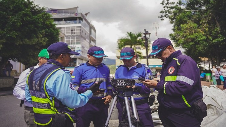 Infractores de tránsito y transportes de Ocaña serán sancionados mediante un aparato electrónico./ Foto cortesía: La Opinión.