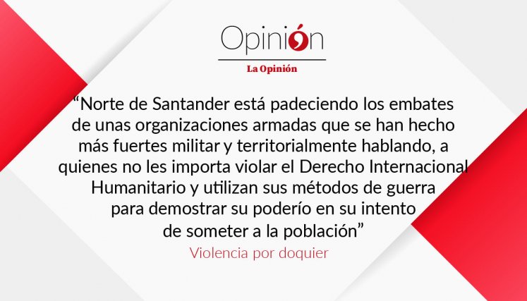Violencia por doquier