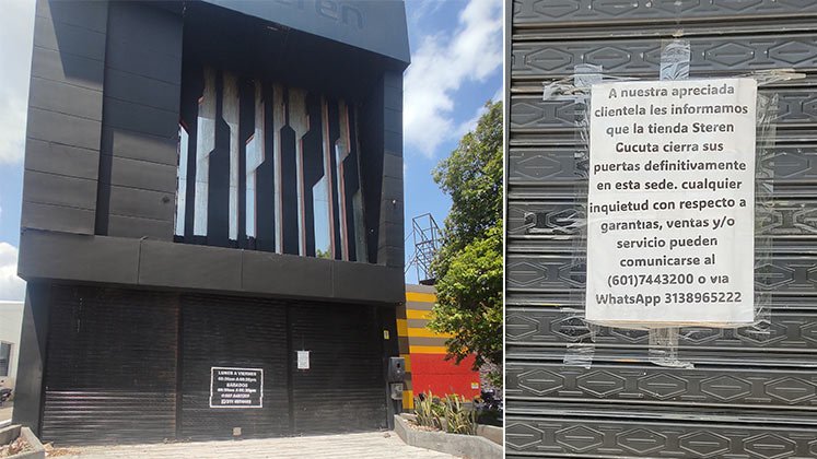 La mexicana Steren tenía su tienda en la avenida Cero./ Foto Leonardo Oliveros