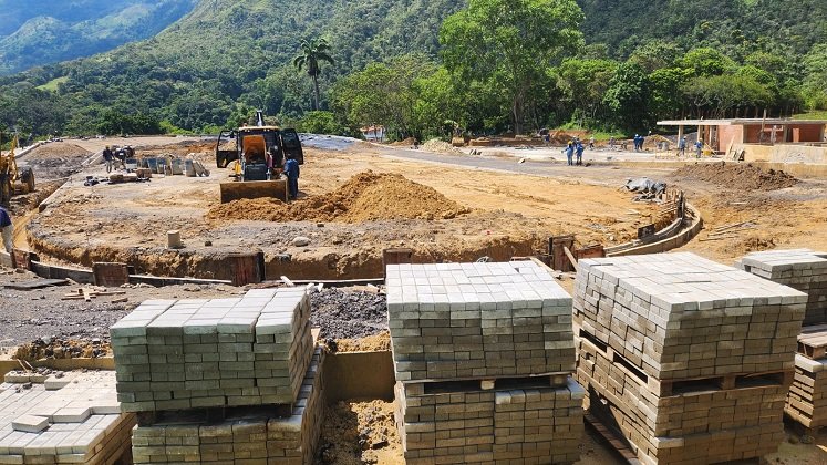 Así van las obras del escenario deportivo.